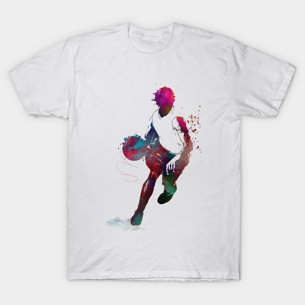 Basketball sport art #basketball T-Shirt by JBJart